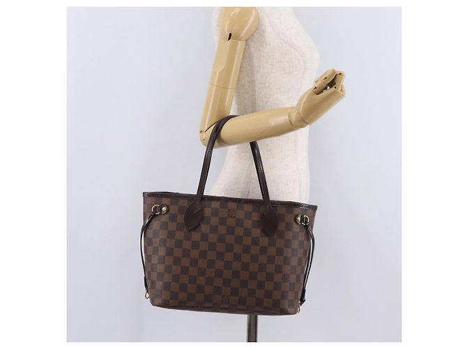 LOUIS VUITTON Damier Ebene Neverfull PM Tote Bag N51109 LV - vista 37