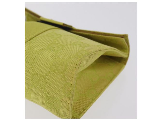GUCCI Pochette en toile GG Green 039 0991 - vue 10