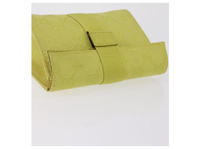 GUCCI Pochette en toile GG Green 039 0991 - vue 7