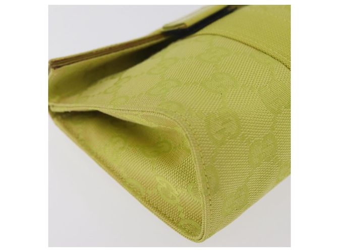 GUCCI Pochette en toile GG Green 039 0991 - vue 9