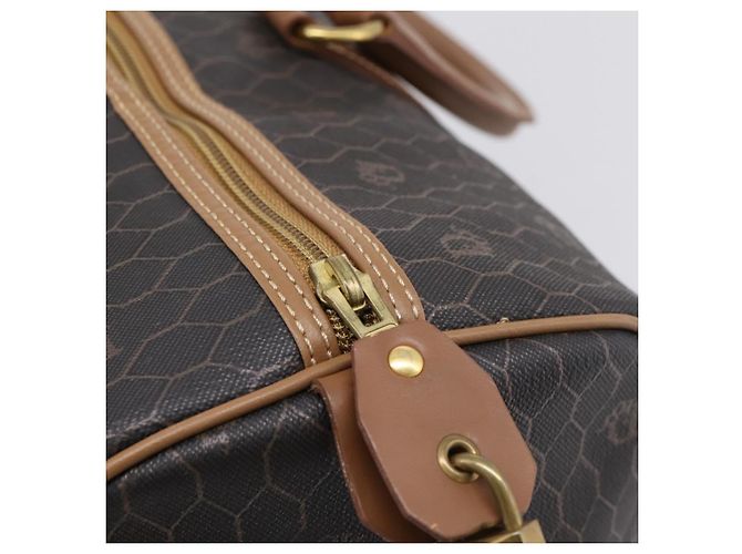 Christian Dior Honeycomb Canvas Boston Bag PVC Black Gold - vista 15