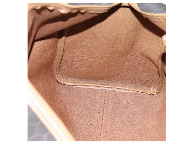 Christian Dior Honeycomb Canvas Boston Bag PVC Black Gold - vista 18