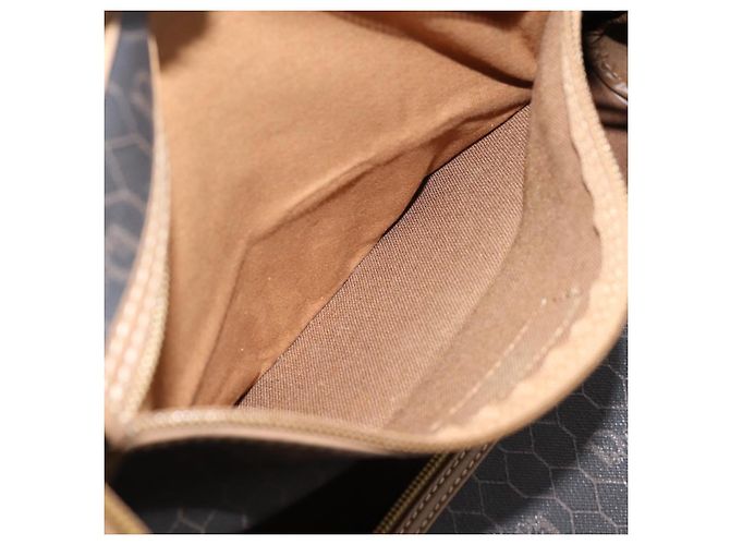 Christian Dior Honeycomb Canvas Boston Bag PVC Black Gold - vista 22