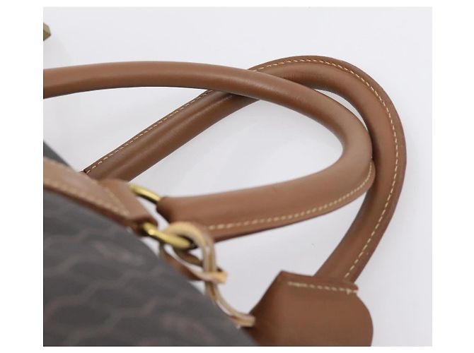 Christian Dior Honeycomb Canvas Boston Bag PVC Black Gold - vista 8