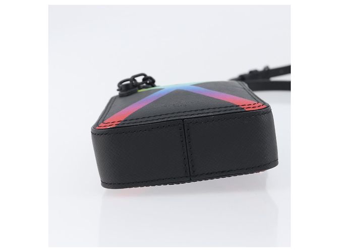 LOUIS VUITTON Sac Messenger Danube Rainbow Taiga Noir M30332 LV - vue 10