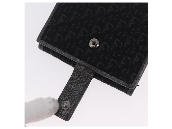 Christian Dior Trotter Canvas Wallet Black Silver - vista 13