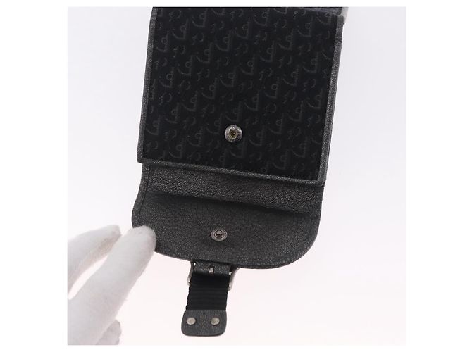Christian Dior Trotter Canvas Wallet Black Silver - vista 21
