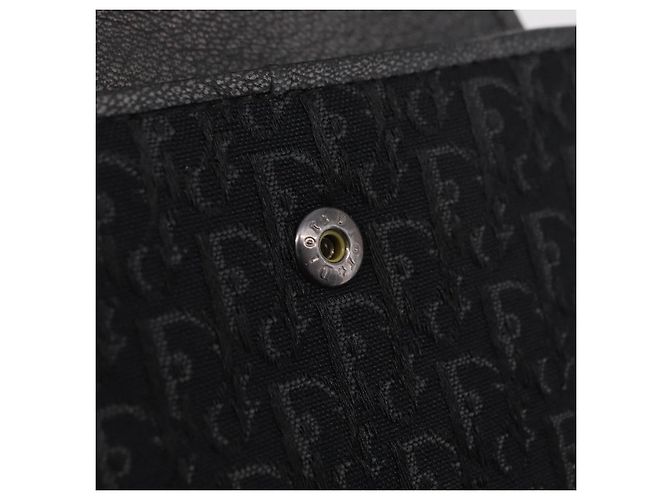 Christian Dior Trotter Canvas Wallet Black Silver - vista 23