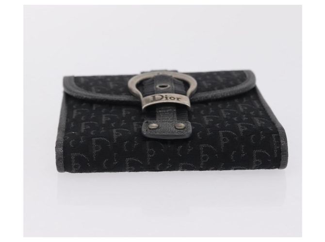 Christian Dior Trotter Canvas Wallet Black Silver - vista 7