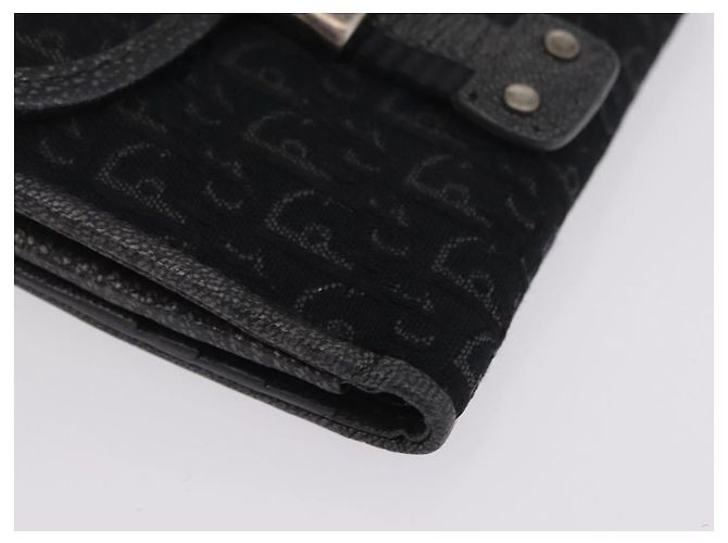 Christian Dior Trotter Canvas Wallet Black Silver - vista 8