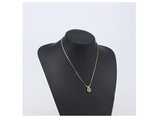 Christian Dior Halskette Metall Goldfarben - Ansicht 15