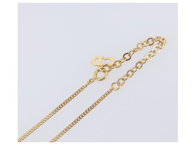 Christian Dior Halskette Metall Goldfarben - Ansicht 8
