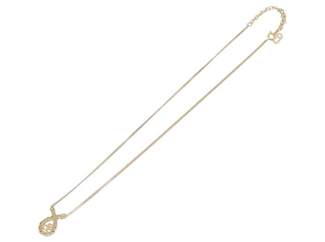 Christian Dior Halskette Metall Goldfarben - Ansicht 9