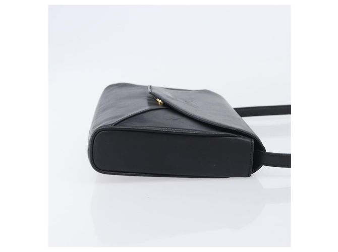 Céline CELINE Sac à épaule en cuir noir - vue 4