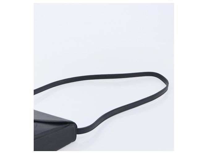 Céline CELINE Sac à épaule en cuir noir - vue 8