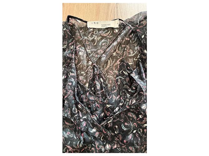 IRO Honess bedrucktes Viskosekleid - Ansicht 6