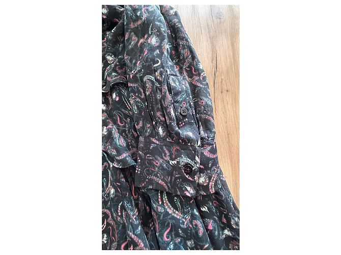 IRO Honess bedrucktes Viskosekleid - Ansicht 7