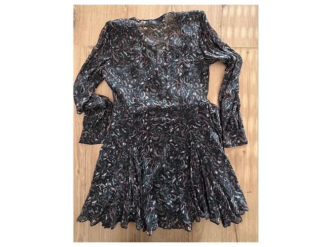 IRO Honess bedrucktes Viskosekleid - Ansicht 8