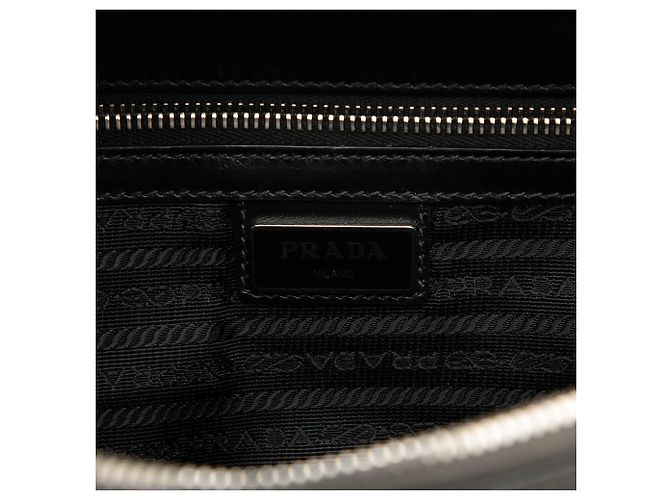 Sac Prada Brique Medium en Saffiano Gris - vue 5