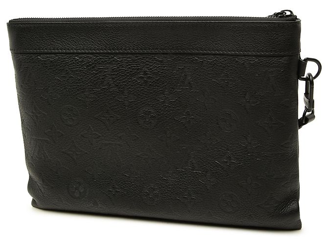 Louis Vuitton Black Monogram Shadow Pochette To Go - vista 2