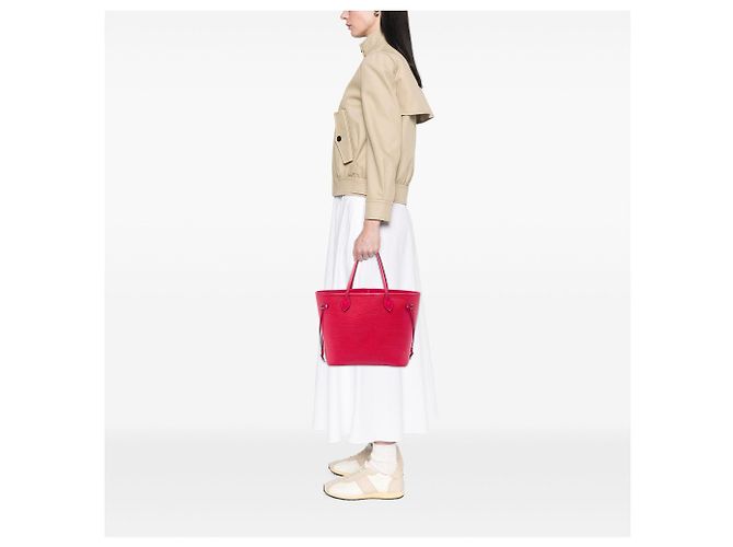 Louis Vuitton Red Epi Neverfull MM - vista 6