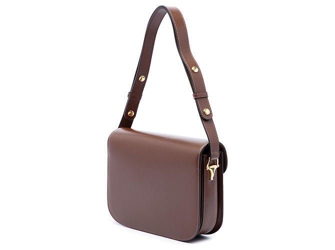Borsa a tracolla Gucci Horsebit 1955 in pelle marrone Medium - vista 2