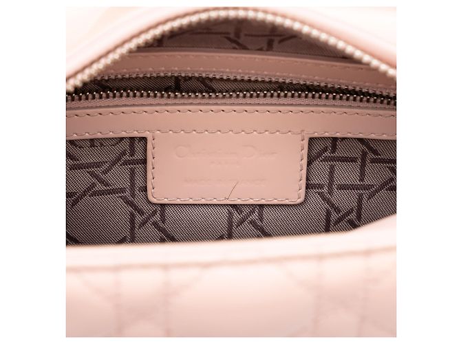 Dior Pink Medium Patent Cannage Lady Dior - Ansicht 5