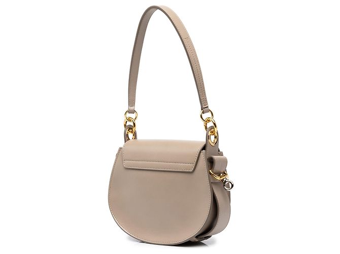 Mala Tess Chloé em pele castanha Small - vista 2