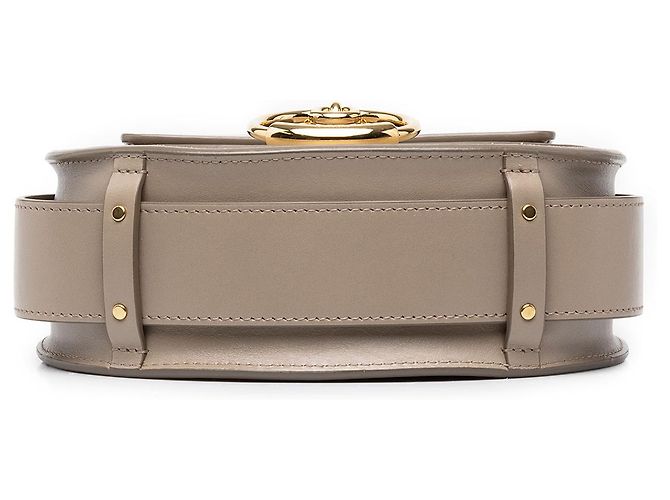 Mala Tess Chloé em pele castanha Small - vista 3