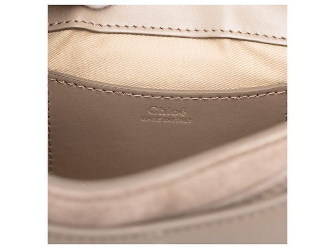 Mala Tess Chloé em pele castanha Small - vista 5
