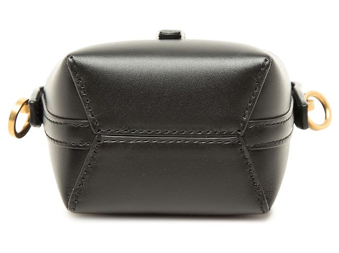 Autre Marque Borsa secchiello Le 37 Saint Laurent in pelle di vitello lucida micro nera - vista 3