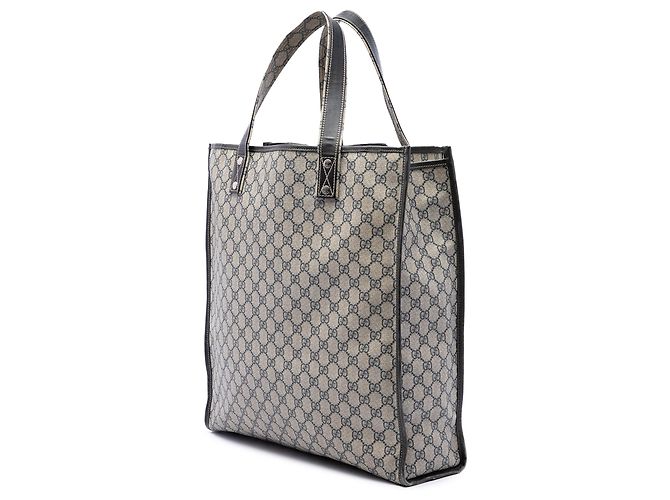 Gucci Beige GG Supreme Web Tote - Ansicht 2