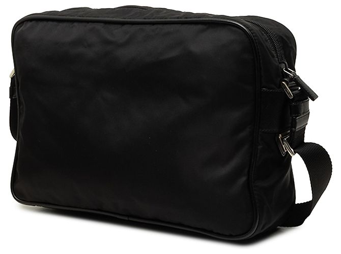 Prada Camera Bag aus schwarzem Tessuto - Ansicht 2