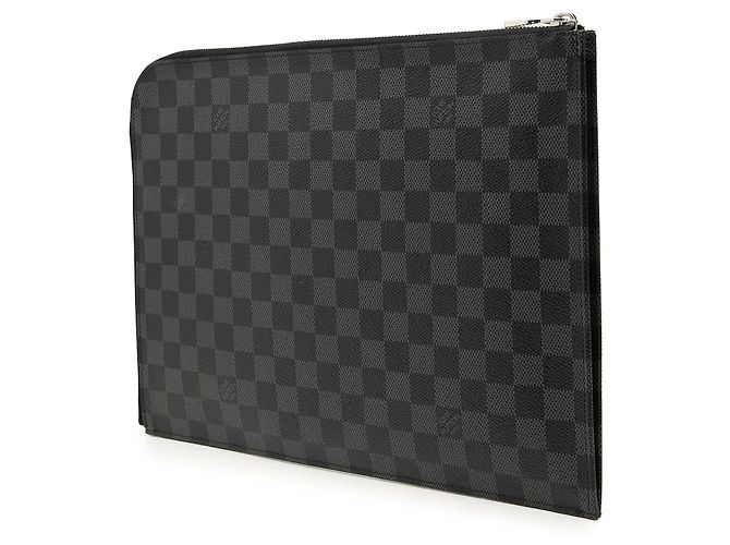 Louis Vuitton Black Damier Graphite Pochette Jour GM - Ansicht 2