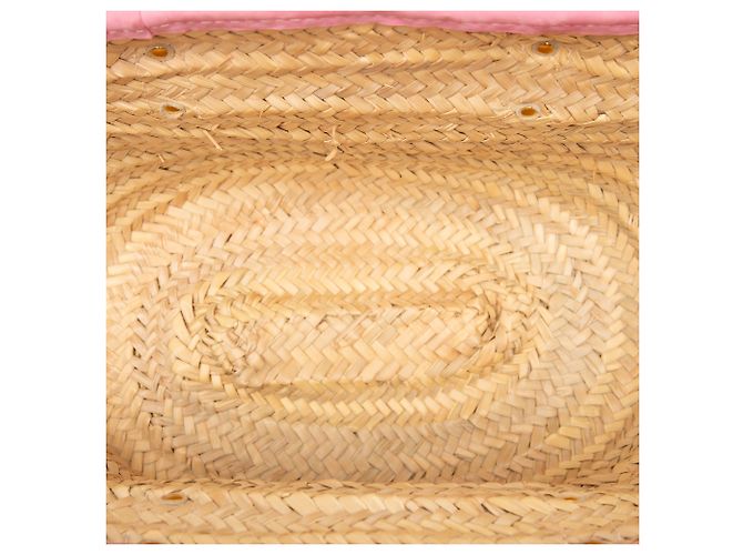 Jacquemus Beige Straw Le Grand Panier Soli Satchel - vista 4