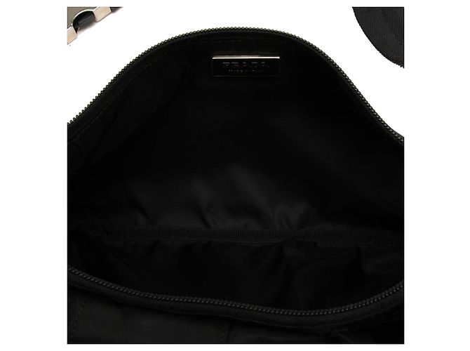 Borsello da cintura Prada in Tessuto nero multi-tasche - vista 4