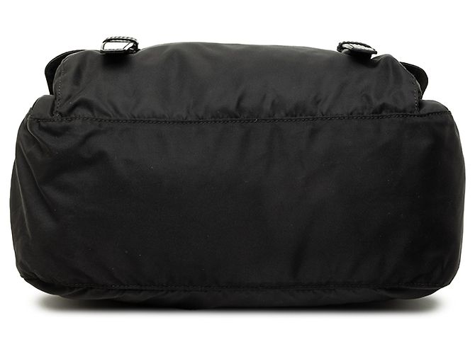 Double Bolsa Messenger Prada em Tessuto preta com zíper e fivela dupla - vista 3