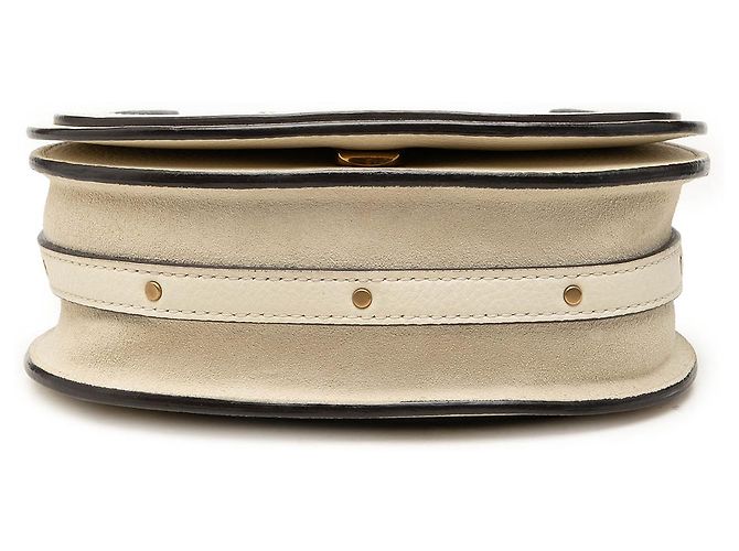 Borsa Nile Bracelet Chloé in pelle bianca, piccola - vista 3