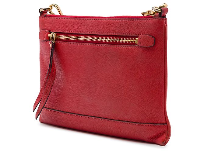 Prada Borsa Crossbody Red Vitello Daino - vista 2