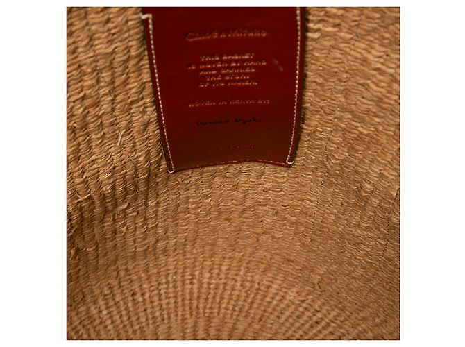 Chloé Woody Basket Tote aus beigem Raffia - Ansicht 4