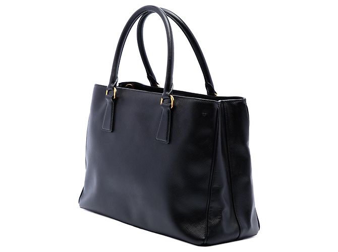 Prada Black Medium Saffiano Lux Gardeners Tote - Ansicht 2