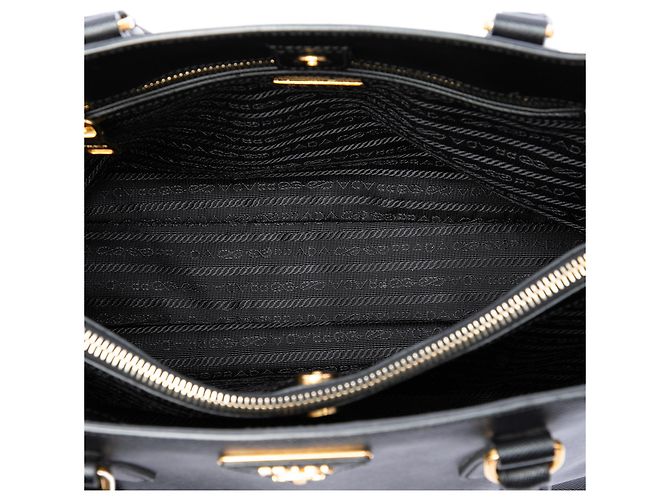 Prada Black Medium Saffiano Lux Gardeners Tote - Ansicht 4