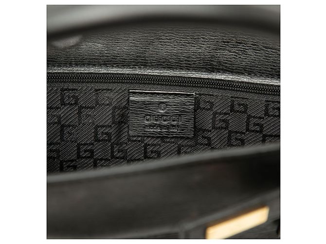 Tote Gucci in pelle di vitello nera - vista 5
