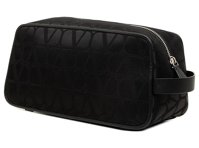 Trousse de toilette Valentino Black Toile Iconographe - vue 2