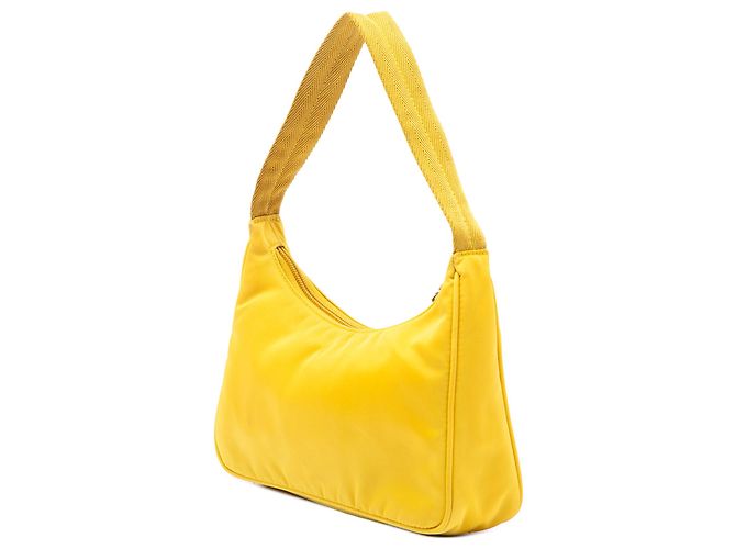 Re-Edition Prada Bolso de hombro Mini Tessuto Re Edition 2000 Amarillo - vista 2
