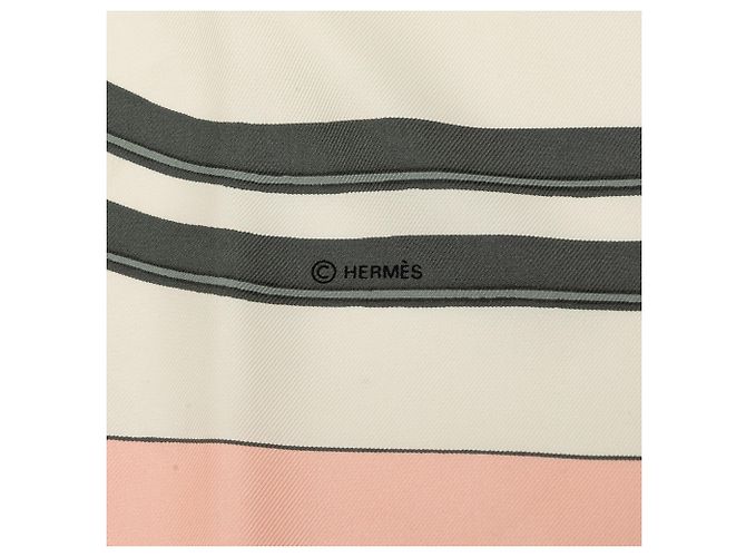 Lenço de seda Hermès White Brides de Gala 90 - vista 6