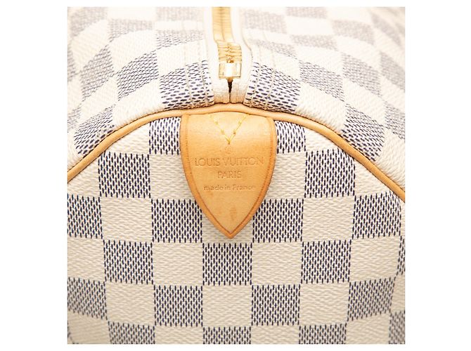 Louis Vuitton White Damier Azur Keepall 50 - vista 5