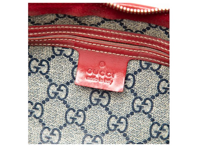 Borsa Boston Gucci Beige Medium GG Supreme Joy Tattoo Heart - vista 5