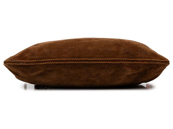 Louis Vuitton Brown Monogram Mahina Suede Onatah Pochette - vista 3