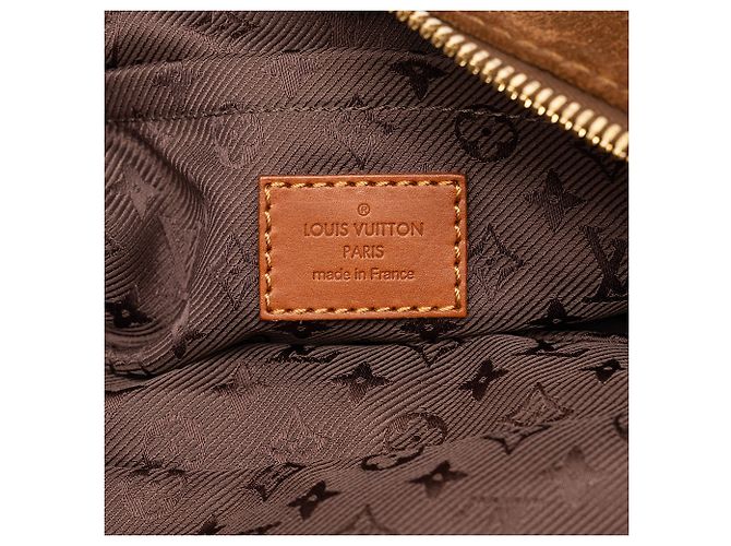Louis Vuitton Brown Monogram Mahina Suede Onatah Pochette - vista 5